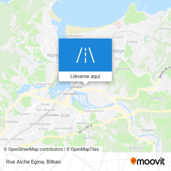 Mapa Rue Aiche Egina