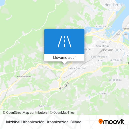 Mapa Jaizkibel Urbanización Urbanizazioa