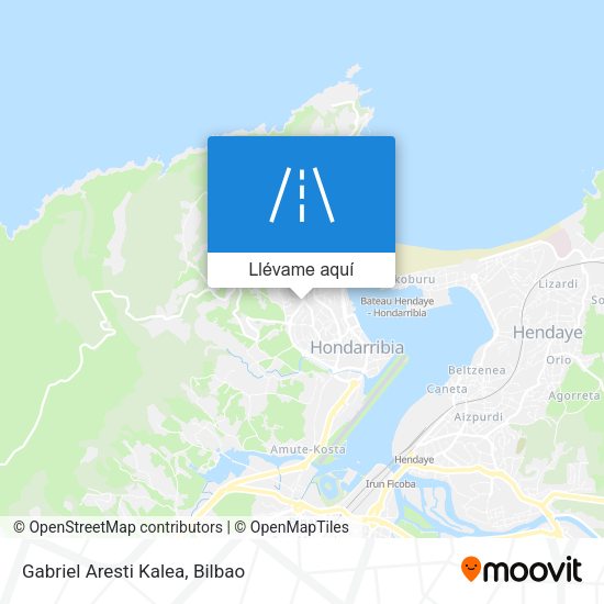 Mapa Gabriel Aresti Kalea
