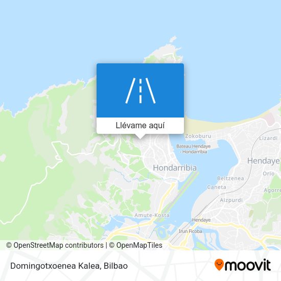 Mapa Domingotxoenea Kalea