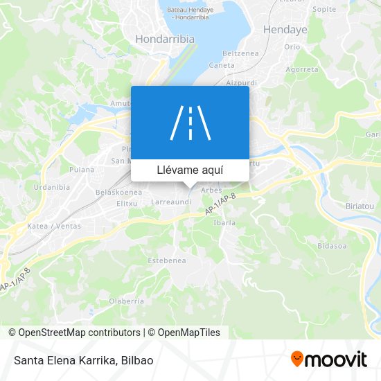 Mapa Santa Elena Karrika