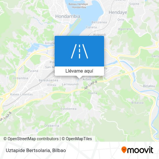 Mapa Uztapide Bertsolaria