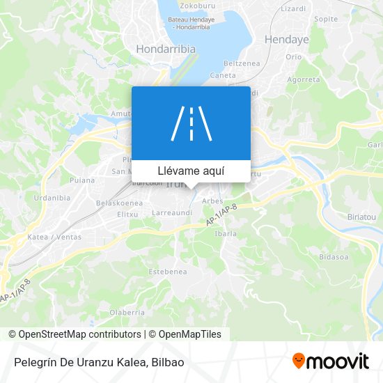 Mapa Pelegrín De Uranzu Kalea