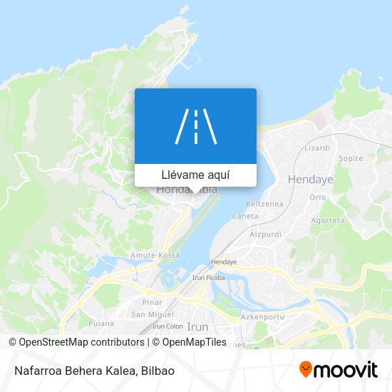 Mapa Nafarroa Behera Kalea