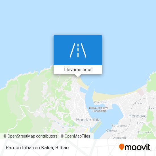 Mapa Ramon Iribarren Kalea