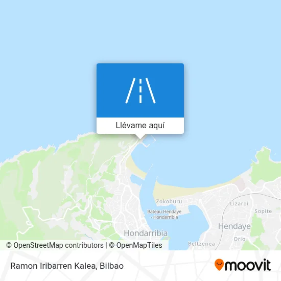 Mapa Ramon Iribarren Kalea