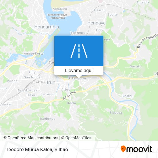 Mapa Teodoro Murua Kalea