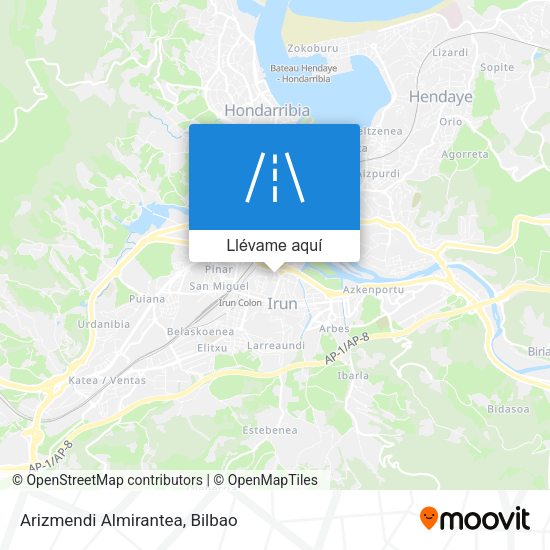 Mapa Arizmendi Almirantea