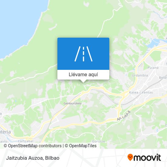 Mapa Jaitzubia Auzoa