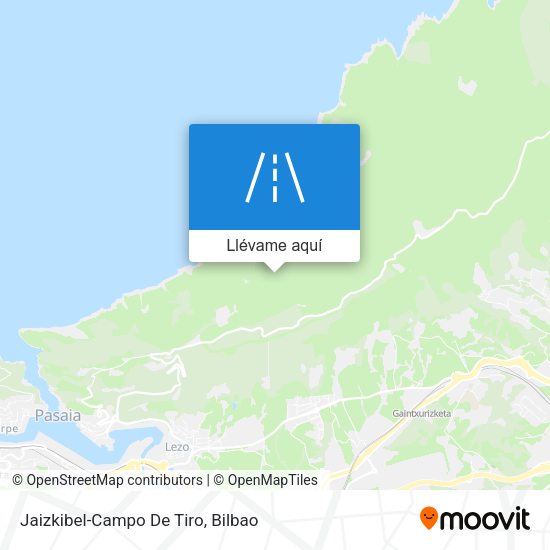 Mapa Jaizkibel-Campo De Tiro