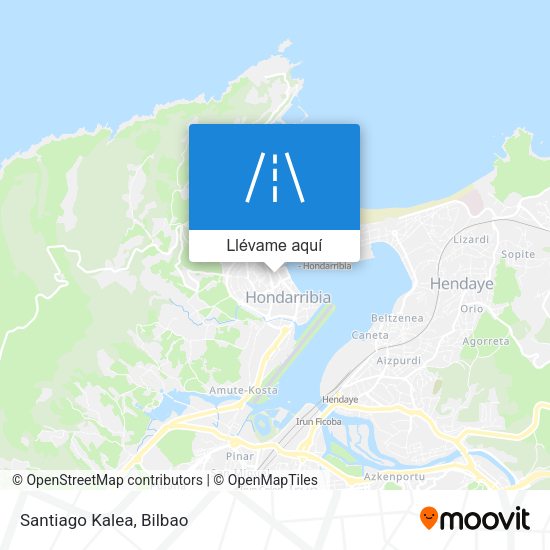 Mapa Santiago Kalea