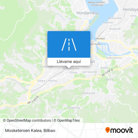 Mapa Mosketeroen Kalea