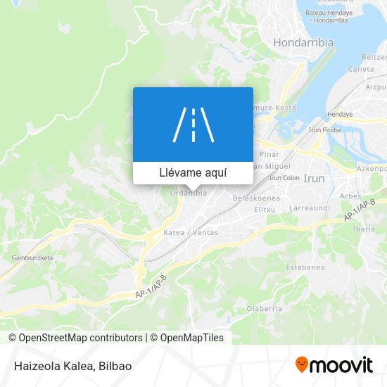 Mapa Haizeola Kalea