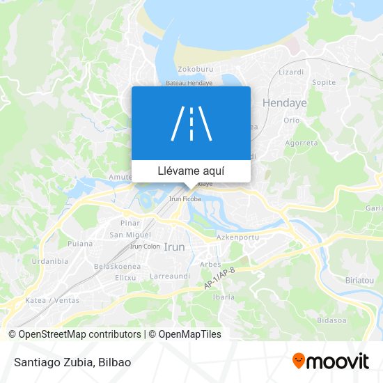 Mapa Santiago Zubia