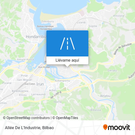 Mapa Allée De L'Industrie