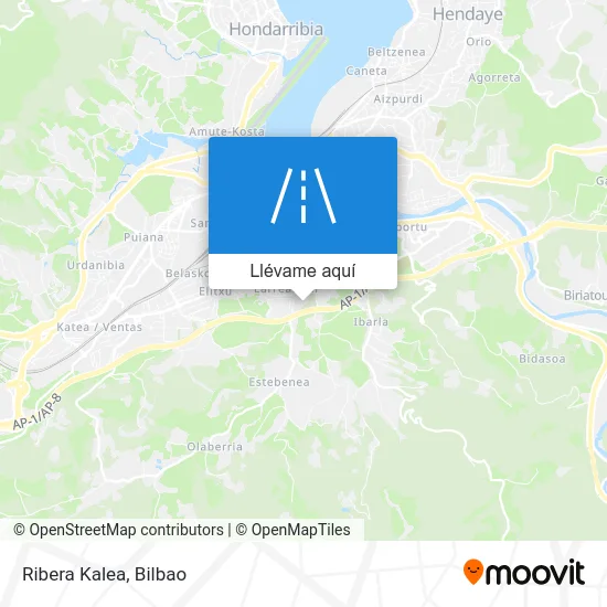 Mapa Ribera Kalea