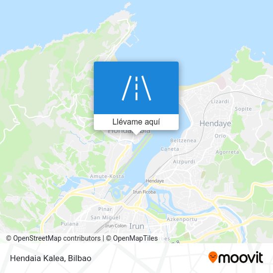 Mapa Hendaia Kalea