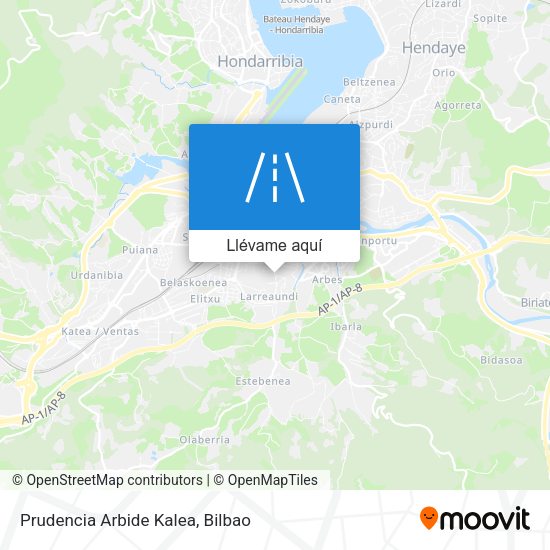 Mapa Prudencia Arbide Kalea