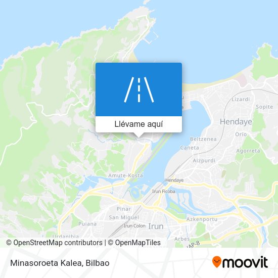 Mapa Minasoroeta Kalea