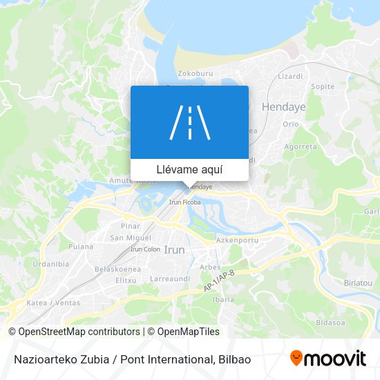 Mapa Nazioarteko Zubia / Pont International