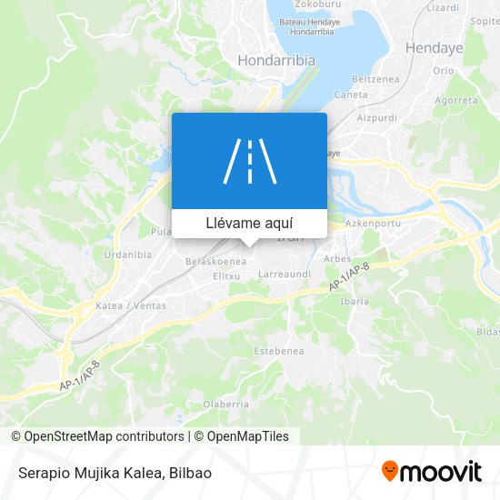 Mapa Serapio Mujika Kalea