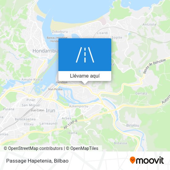 Mapa Passage Hapetenia