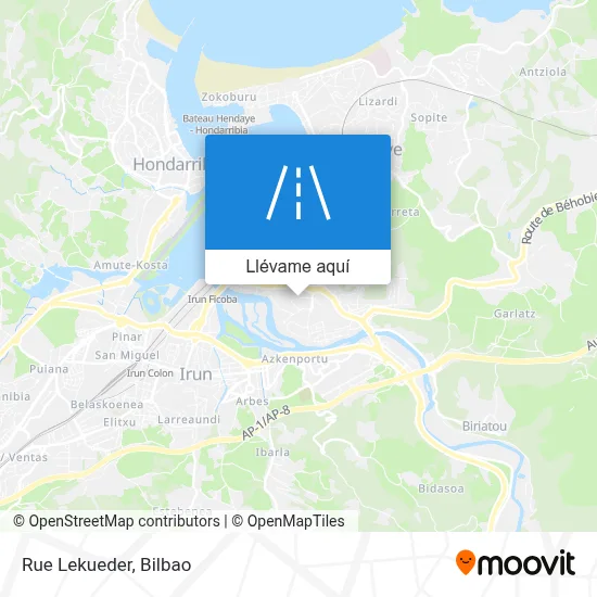 Mapa Rue Lekueder