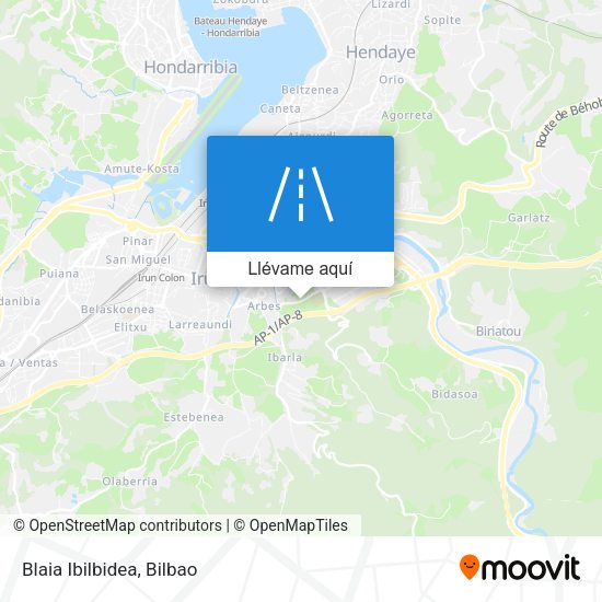 Mapa Blaia Ibilbidea