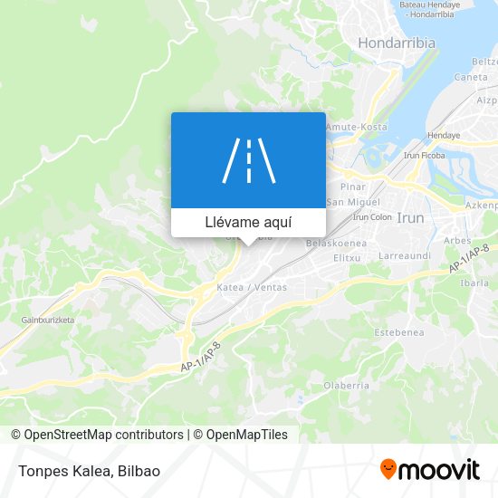 Mapa Tonpes Kalea