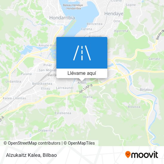 Mapa Alzukaitz Kalea