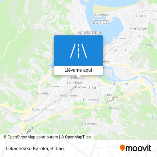 Mapa Lekaeneako Karrika