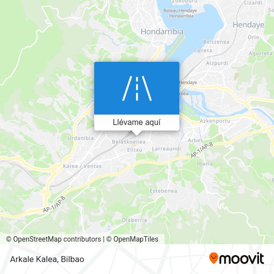 Mapa Arkale Kalea