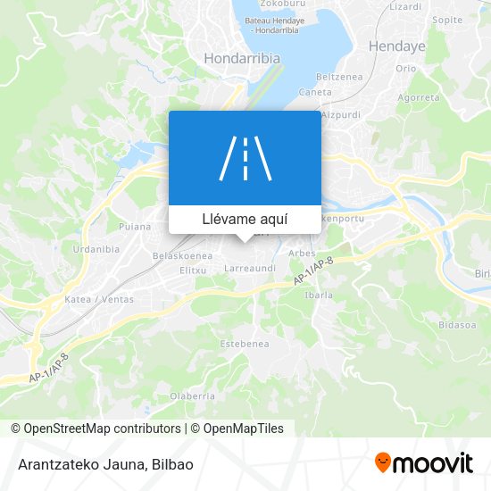 Mapa Arantzateko Jauna