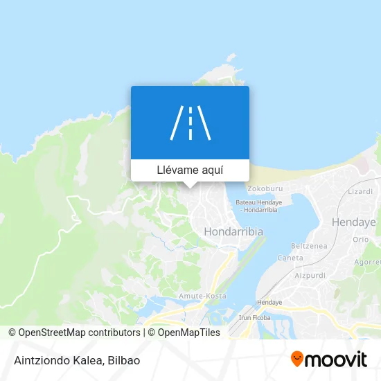 Mapa Aintziondo Kalea