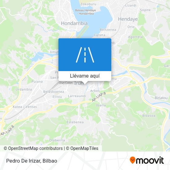 Mapa Pedro De Irizar