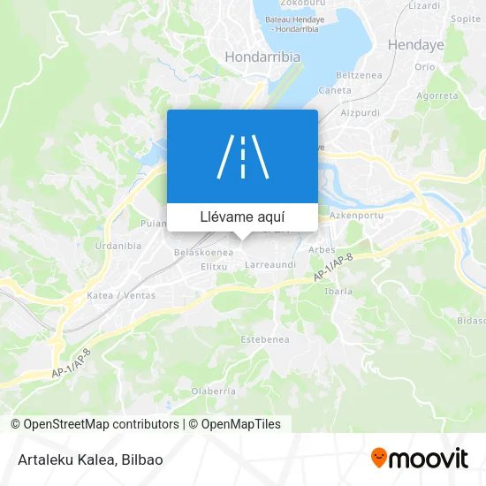 Mapa Artaleku Kalea