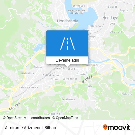 Mapa Almirante Arizmendi