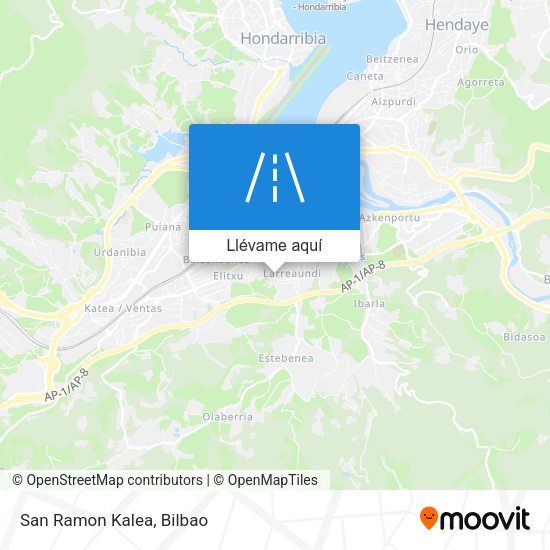 Mapa San Ramon Kalea