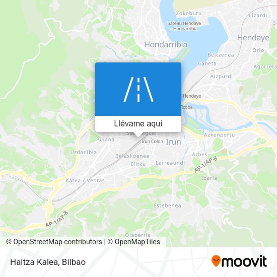 Mapa Haltza Kalea