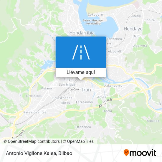 Mapa Antonio Viglione Kalea