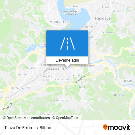 Mapa Plaza De Erromes