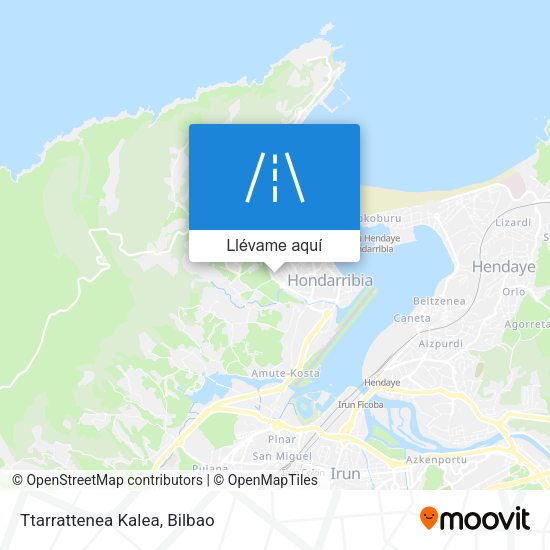 Mapa Ttarrattenea Kalea