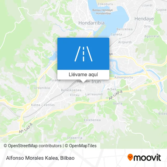 Mapa Alfonso Morales Kalea