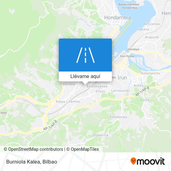 Mapa Burniola Kalea