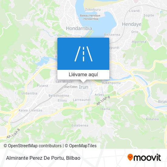 Mapa Almirante Perez De Portu