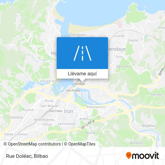 Mapa Rue Doléac