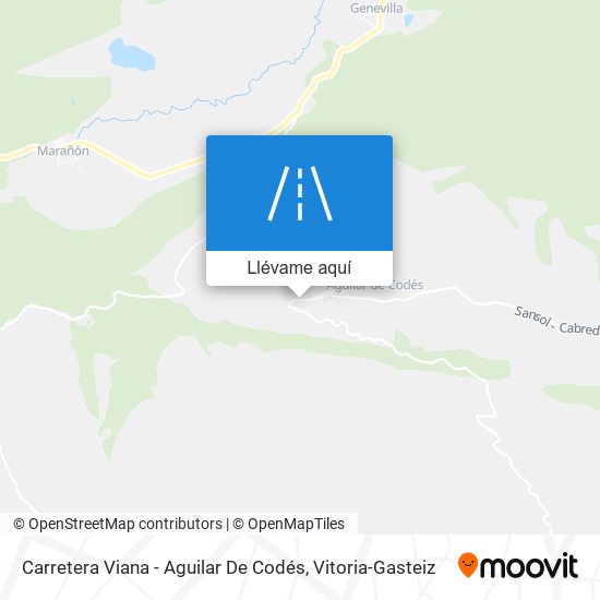 Mapa Carretera Viana - Aguilar De Codés
