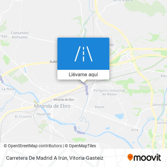 Mapa Carretera De Madrid A Irún