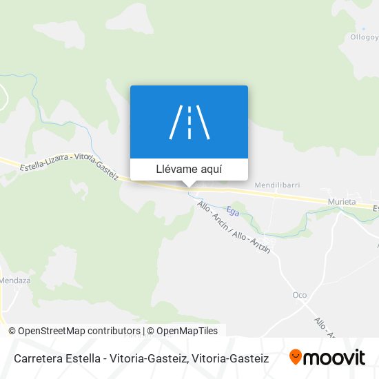 Mapa Carretera Estella - Vitoria-Gasteiz