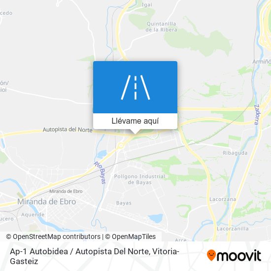 Mapa Ap-1 Autobidea / Autopista Del Norte